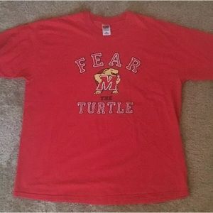 Maryland Terrapins Football t shirt.  XXL.   Euc